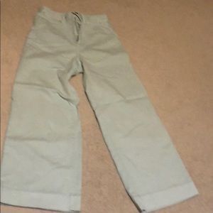 Gap High Rise Wide Leg Crop Chinos Sz 4